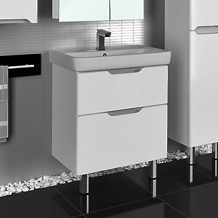 

Тумба с раковиной Dreja.Eco Q Plus 70 белая