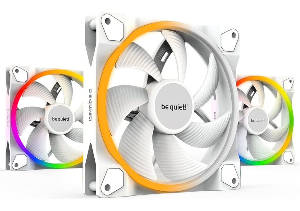 Корпусной вентилятор be quiet! LIGHT WINGS White 140mm PWM Triple Pack