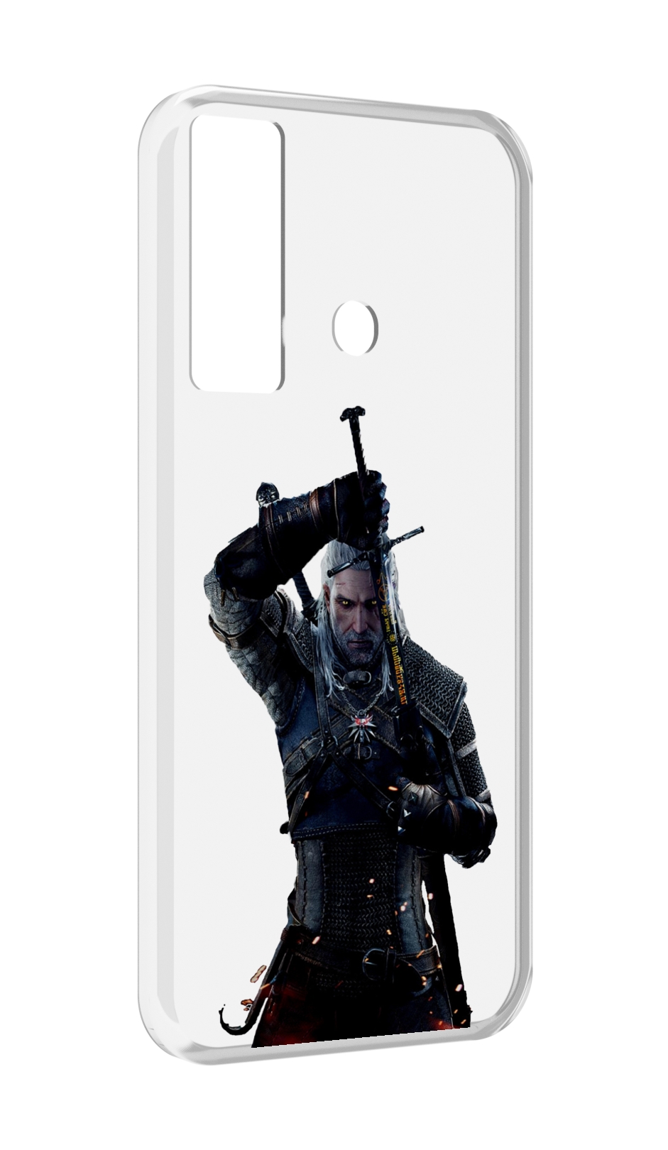 

Чехол Mypads The Witcher 3 Для Tecno Camon 17, Прозрачный, Tocco