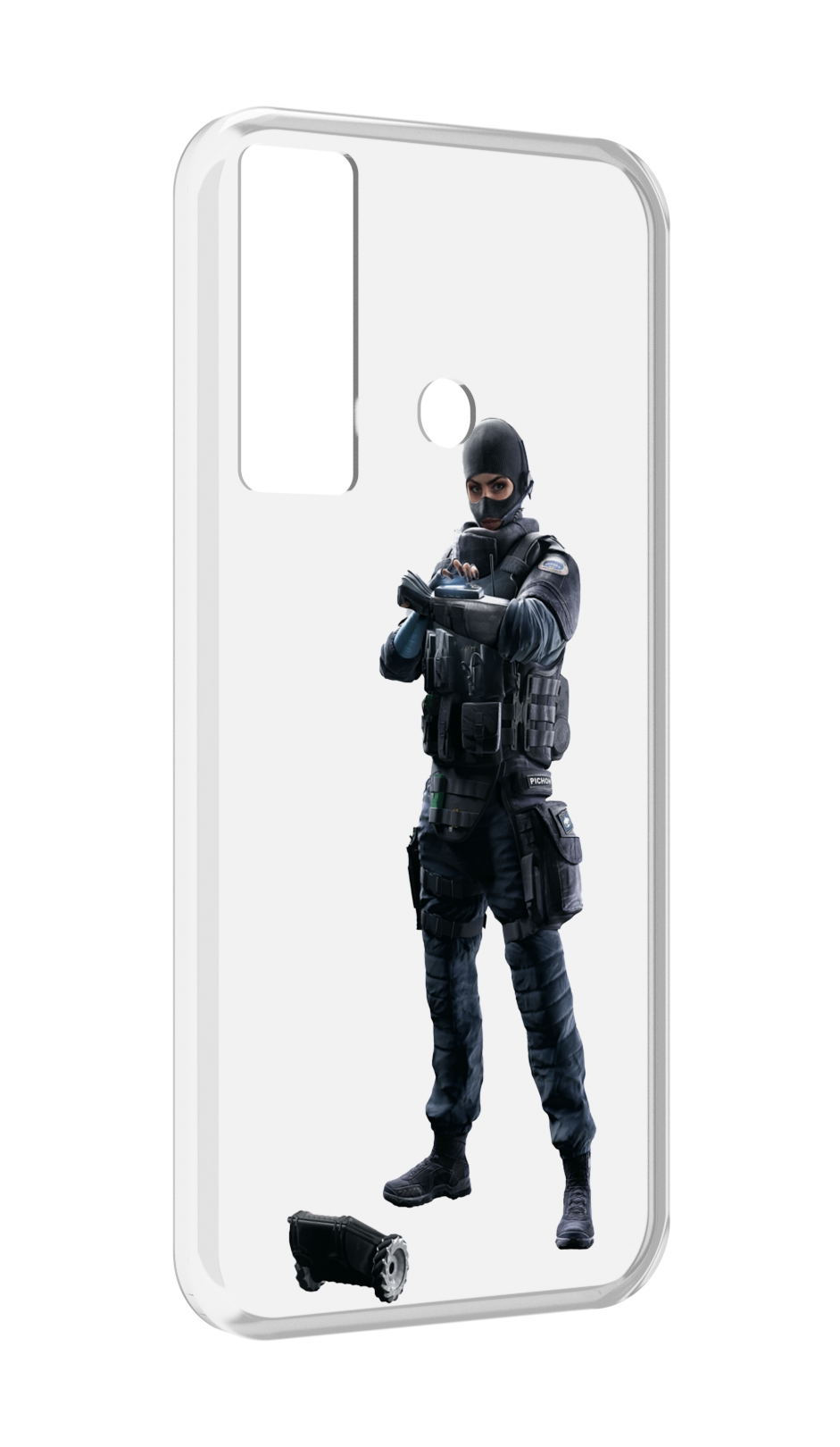 

Чехол Mypads Tom-Clancy'S-Rainbow-Six-1 Для Tecno Camon 17, Прозрачный, Tocco