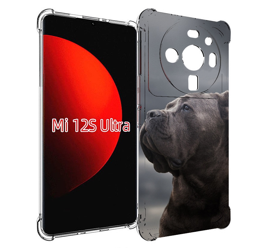 

Чехол MyPads кане корсо для Xiaomi 12S Ultra, Прозрачный, Tocco