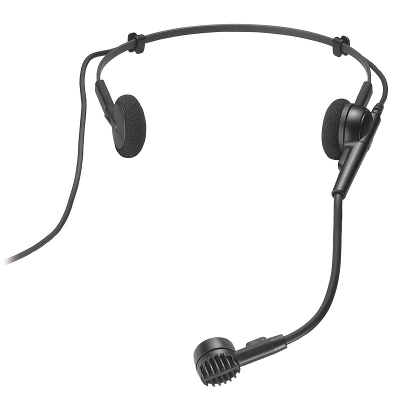 

Микрофон с оголовьем черного цвета Audio-Technica PRO8HEcH, PRO8HEcH