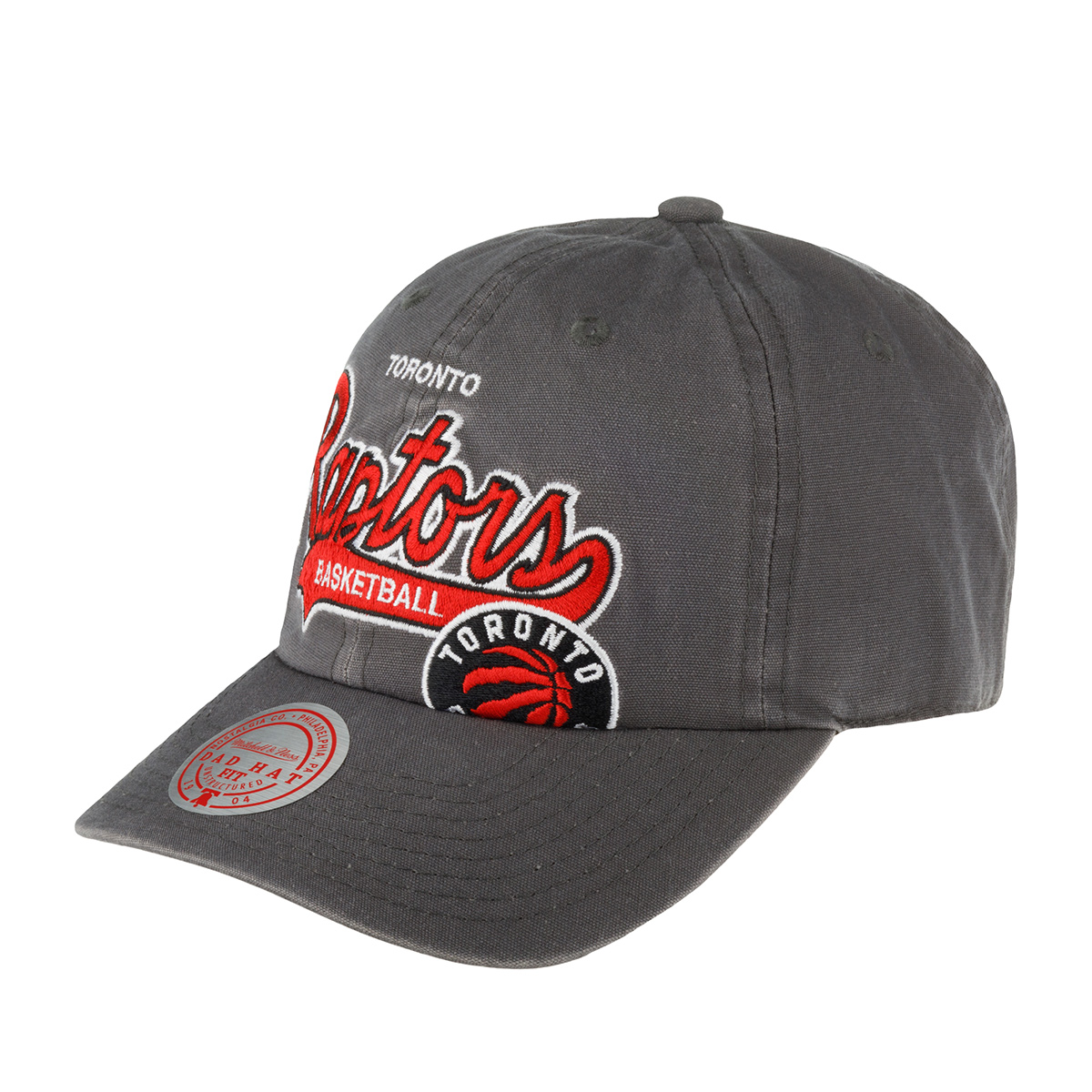 Бейсболка унисекс Mitchell Ness HLUO1193-TRAYYPPP Toronto Raptors NBA серая one size 5240₽