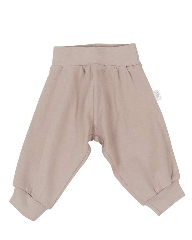 Брюки детские Кузя Тут CozyTot Basic, молочная шоколадка, 80