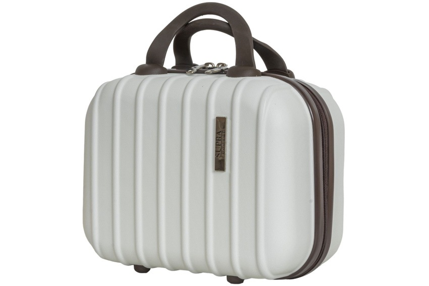 Чемодан унисекс SUPRA STS-1002 Beauty case, White белый 29х24х17