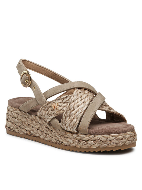 

Босоножки-эспадрильи Kim Raffia WL31555A Wrangler Коричневый 37 EU, Kim Raffia WL31555A