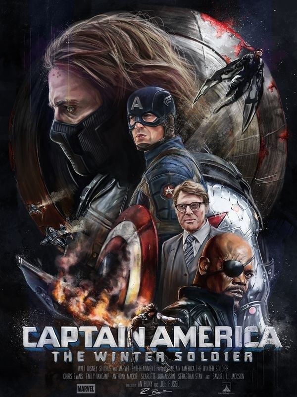 

Постер к фильму "Первый мститель: Другая война" (Captain America The Winter Soldier) 50x70