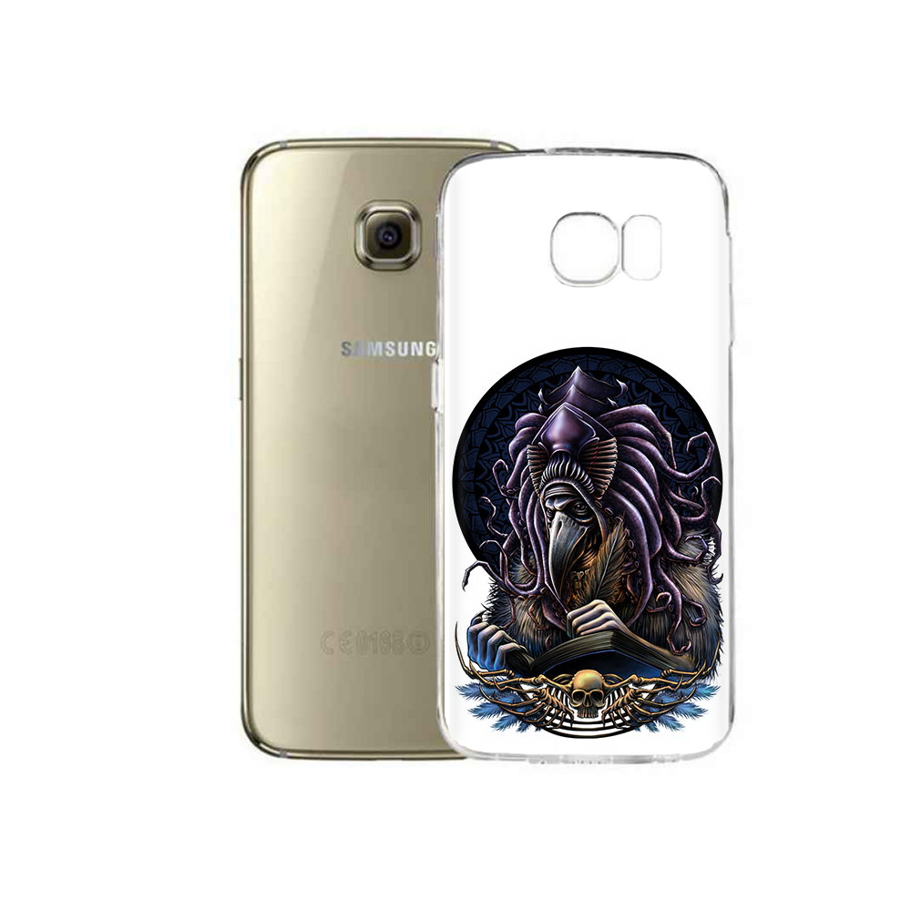 

Чехол MyPads Tocco для Samsung Galaxy C5 Pro умный ворон (PT61139.577.650), Прозрачный, Tocco