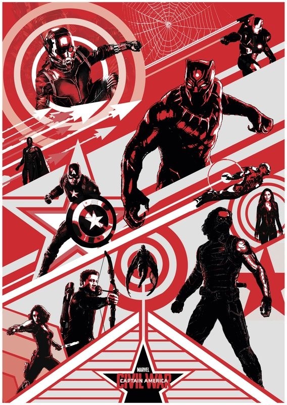 

Постер к фильму "Первый мститель: Противостояние" (Captain America Civil War) Оригинальный