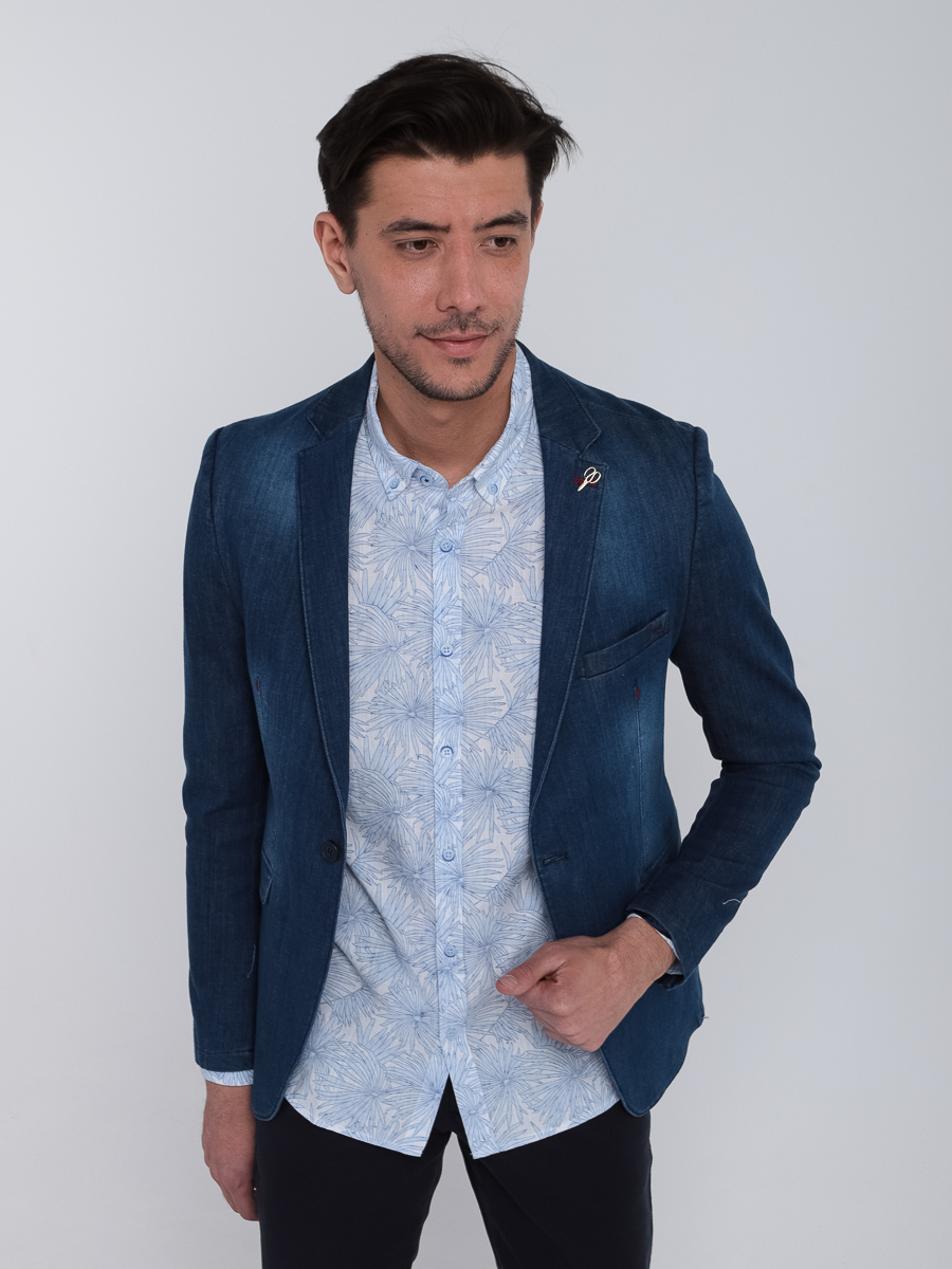 

Пиджак мужской A passion play SQ64500 синий 58, SQ64500