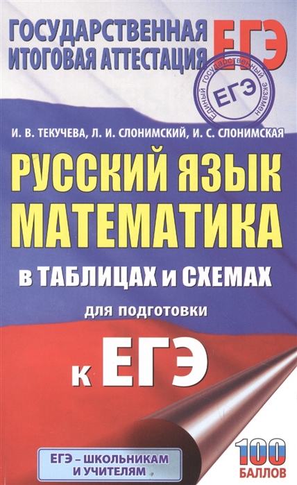 

ЕГЭ. Русский язык. Математика в таблицах и схемах для подготовки к ЕГЭ