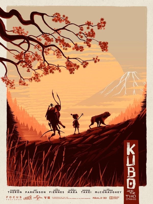 

Постер к фильму "Кубо. Легенда о самурае" (Kubo and the Two Strings) Оригинальный 38,1x50,