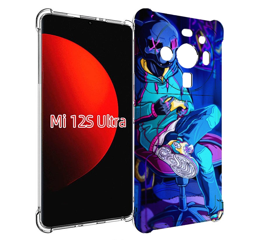 

Чехол MyPads киберпанк игрок для Xiaomi 12S Ultra, Прозрачный, Tocco