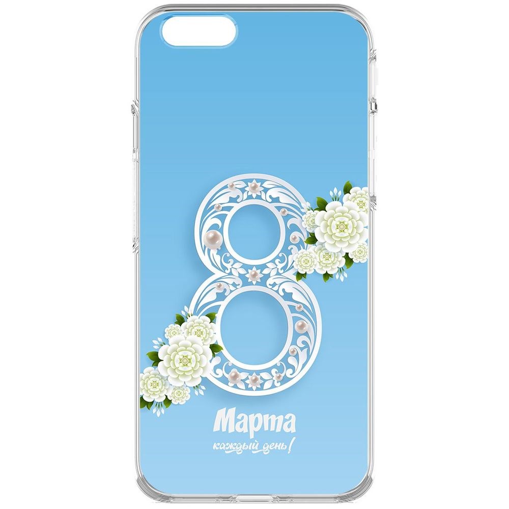 

Чехол-накладка Krutoff Clear Case Восьмое каждый день для iPhone 6