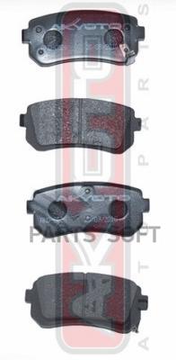 

Тормозные колодки Akyoto задние дисковые AKD0526