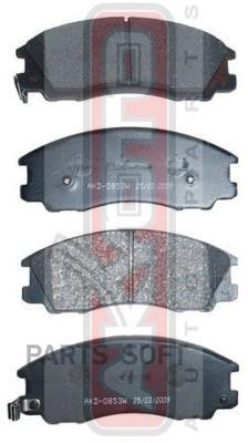 

Тормозные колодки Akyoto дисковые передние AKD0853