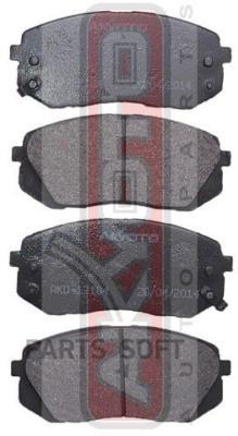 

Тормозные колодки Akyoto дисковые передние AKD12104