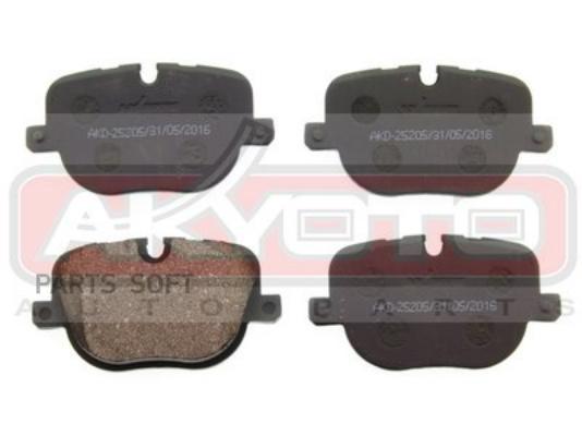 

Тормозные колодки Akyoto задние дисковые AKD25205