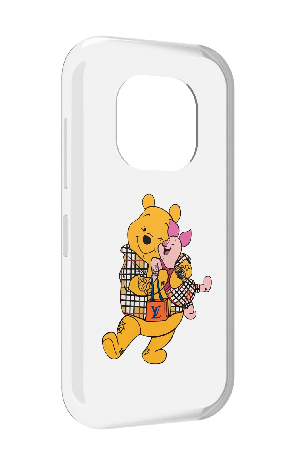 

Чехол MyPads модный-медведь-из-винни-пуха для Doogee V20, Прозрачный, Tocco