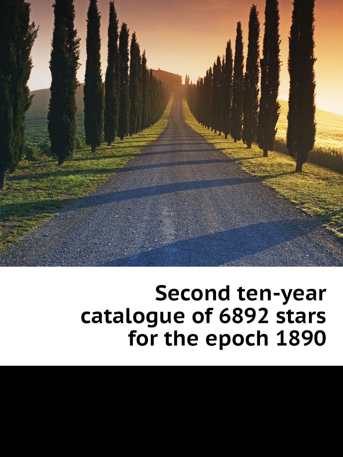 

Second ten-year catalogue of 6892 stars for the epoch 1890