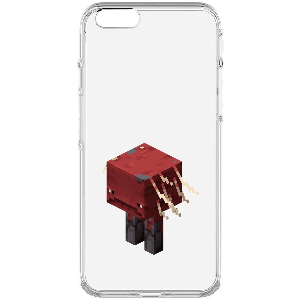 Чехол-накладка Krutoff Clear Case Minecraft-Страйдер для iPhone 6S