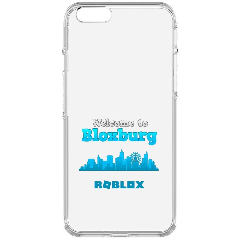 

Чехол-накладка Krutoff Clear Case Roblox-Блоксбург для iPhone 6S, Прозрачный