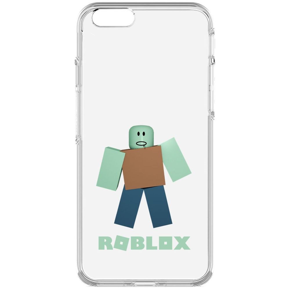 

Чехол-накладка Krutoff Clear Case Roblox-Зомби для iPhone 6S, Прозрачный