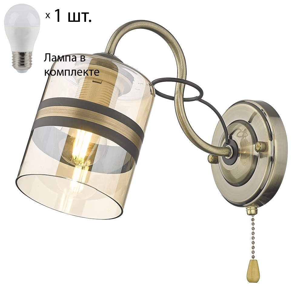 

Бра с лампочкой Velante 217-501-01+Lamps E27 P45