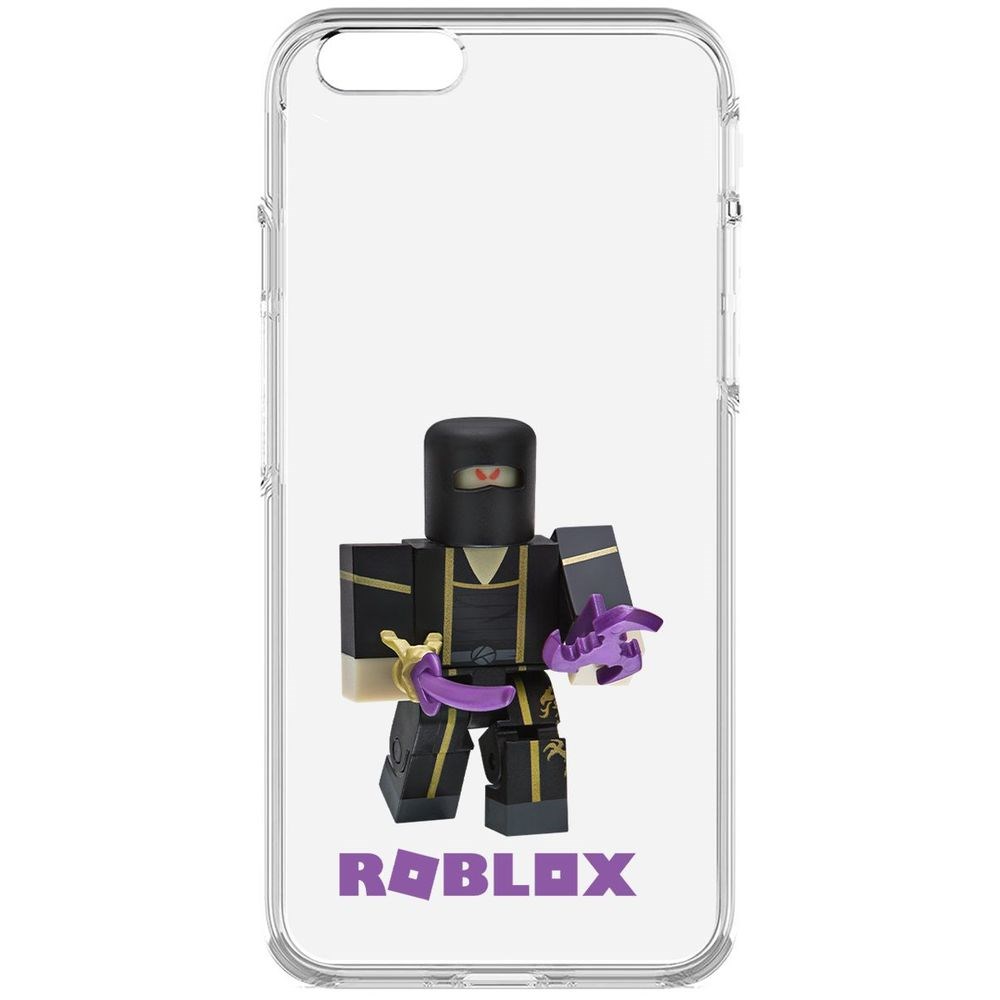 

Чехол-накладка Krutoff Clear Case Roblox-Ниндзя Ассасин для iPhone 6S, Прозрачный