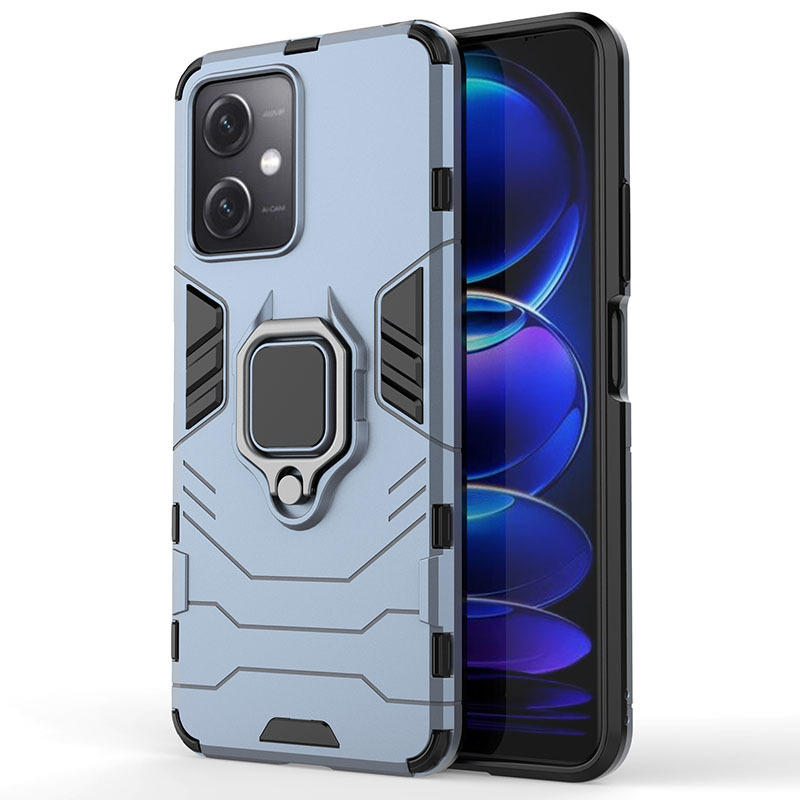 

Противоударный чехол с кольцом Panther Case для Xiaomi Poco X5, синий, Panther Case