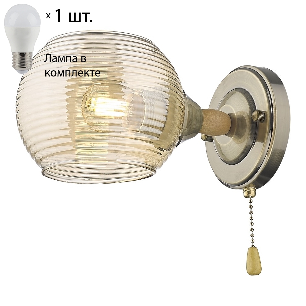 

Бра с лампочкой Velante 214-501-01+Lamps E27 P45