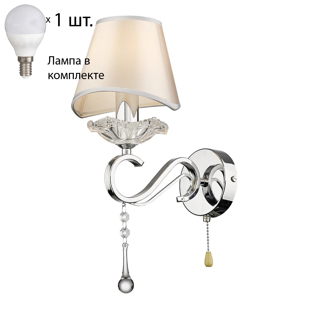

Бра с лампочкой Velante 298-101-01+Lamps E14 P45