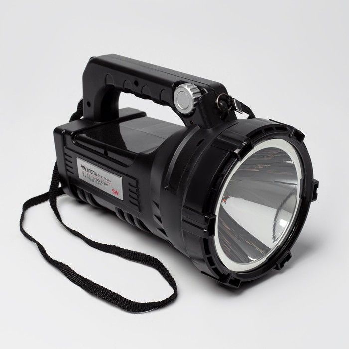 

Фонарь прожекторный аккумуляторный, 10 Вт, 5000 мАч, LED, 12.5 х 23 х 14 см, Черный