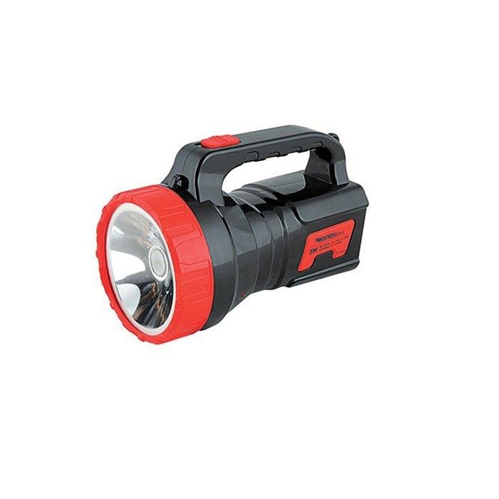 

Фонарь прожекторный аккумуляторный, 3 Вт, 1200 мАч, LED, Черный;красный