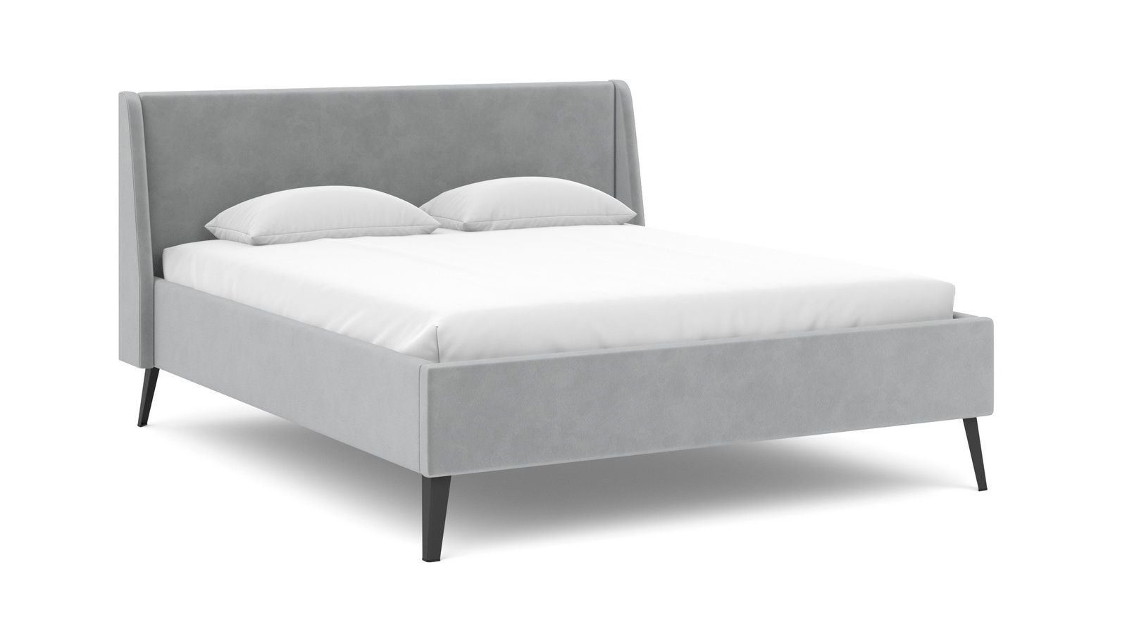 

Кровать Askona Relax I Sky Velvet 08 160х200, Серый