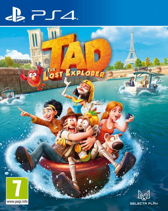 Игра Tad The Lost Explorer and The Emerald Tablet (PS4, полностью на иностранном языке)