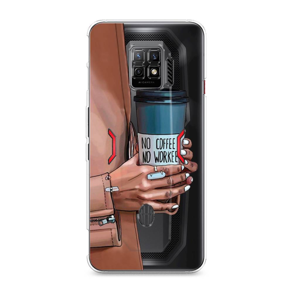 

Чехол Awog на ZTE Nubia Red Magic 7 Pro / ЗТЕ Нубиа Ред Мэджик 7 Pro "No coffee", Разноцветный, 136050-7