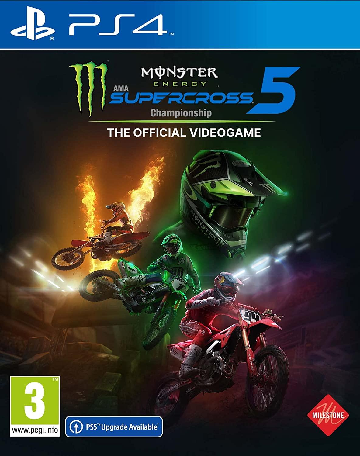 Игра Monster Energy Supercross 5 The Official Videogame PS4 на иностранном языке 3890₽