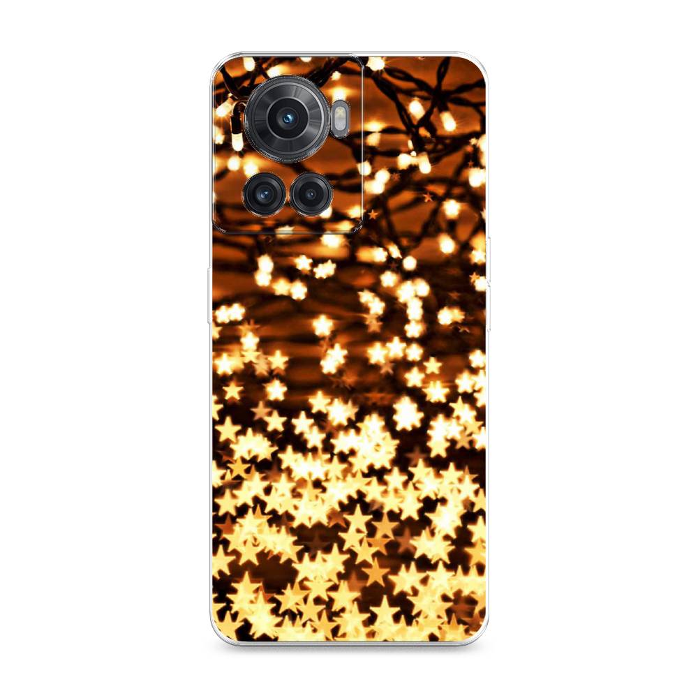 

Чехол на OnePlus 10R "Новогодняя гирлянда", Золотистый, 153050-5