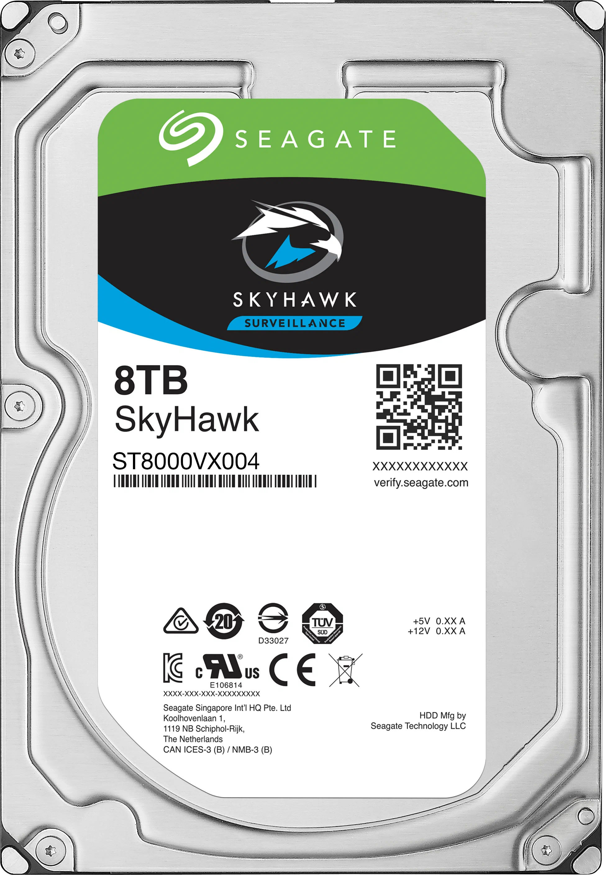 

Жесткий диск Seagate Skyhawk 8Tb ST8000VX004