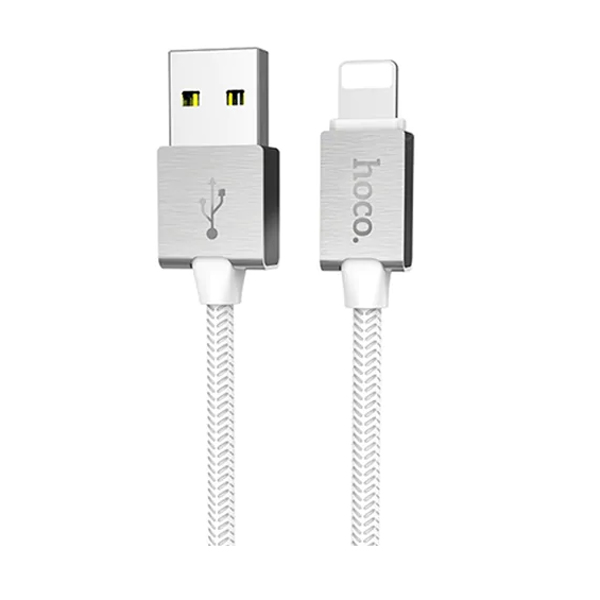 фото Кабель usb apple iphone lightning hoco u49 <белый>