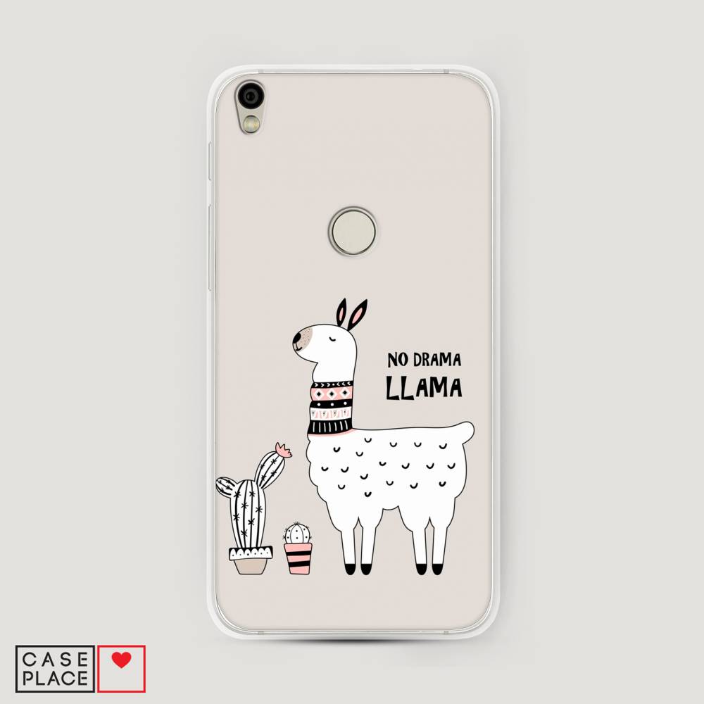 

Чехол Awog на Alcatel Shine Lite / Алкатель Shine Lite "No drama LLama", 170350-2