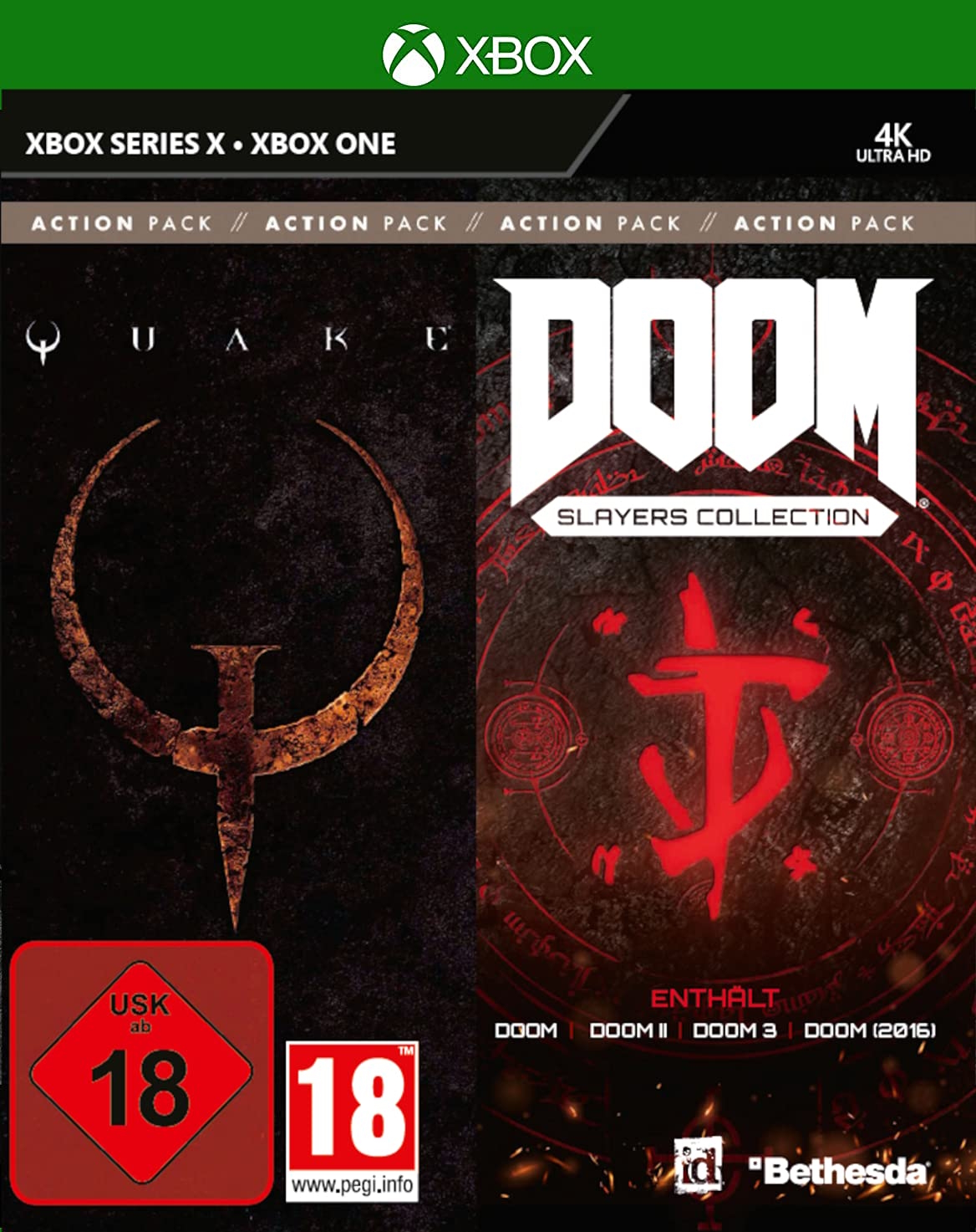 Игра Quake + Doom Slayers Collection (Xbox One/Series X, полностью на иностранном языке)