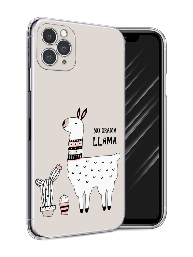 

Чехол Awog на Apple iPhone 11 Pro Max / Айфон 11 Pro Max "No drama LLama", Разноцветный, 12250-2