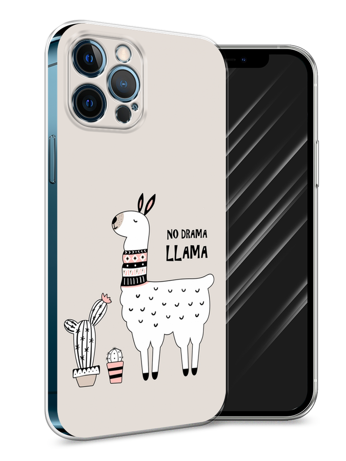 

Чехол Awog на Apple iPhone 12 Pro Max / Айфон 12 Pro Max "No drama LLama", Разноцветный, 12750-2