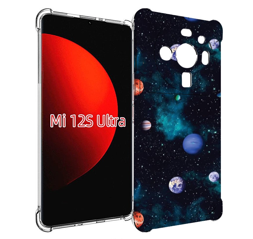 

Чехол MyPads космическое-пространство для Xiaomi 12S Ultra, Прозрачный, Tocco