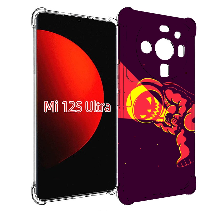 

Чехол MyPads космонавт-в-хеллуин для Xiaomi 12S Ultra, Прозрачный, Tocco