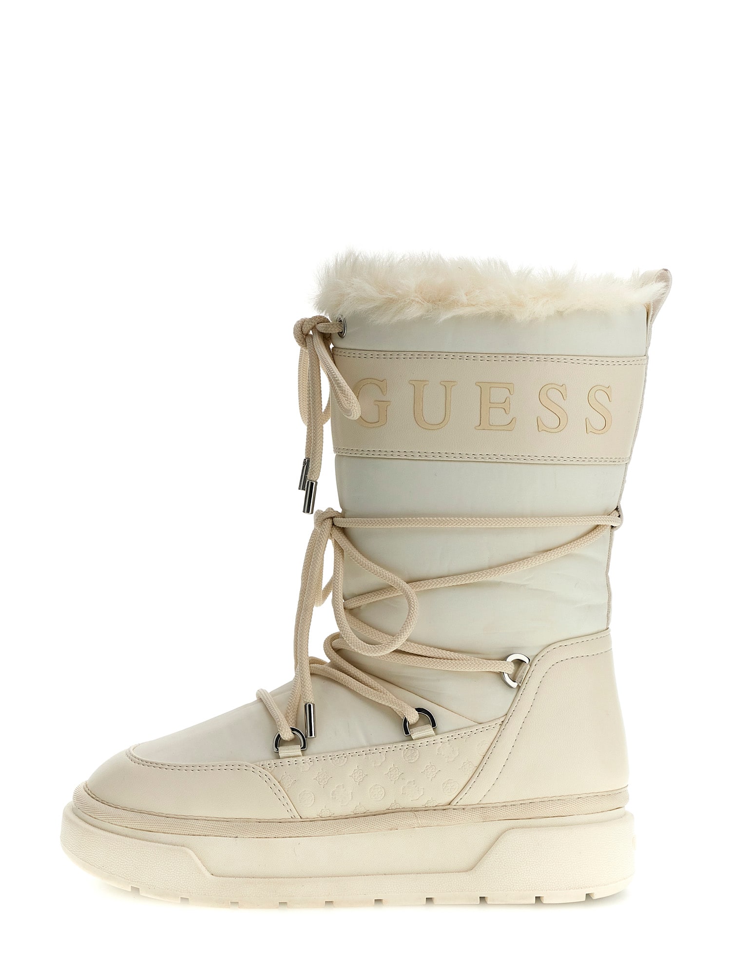 Дутики женские Guess FLFUELELE11 белые 37 EU 23500₽