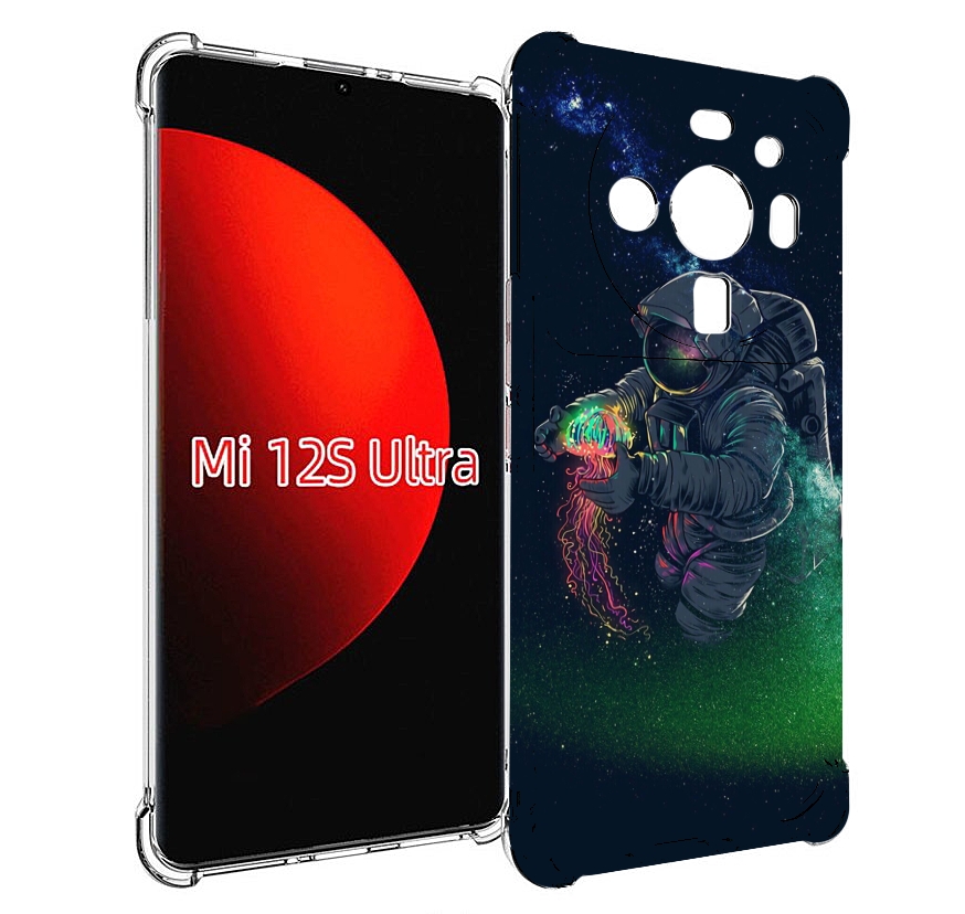 

Чехол MyPads космонавт-с-оружием-арты для Xiaomi 12S Ultra, Прозрачный, Tocco
