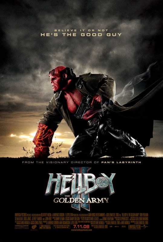 

Постер к фильму "Хеллбой II: Золотая армия" (Hellboy II The Golden Army) Оригинальный 68,6